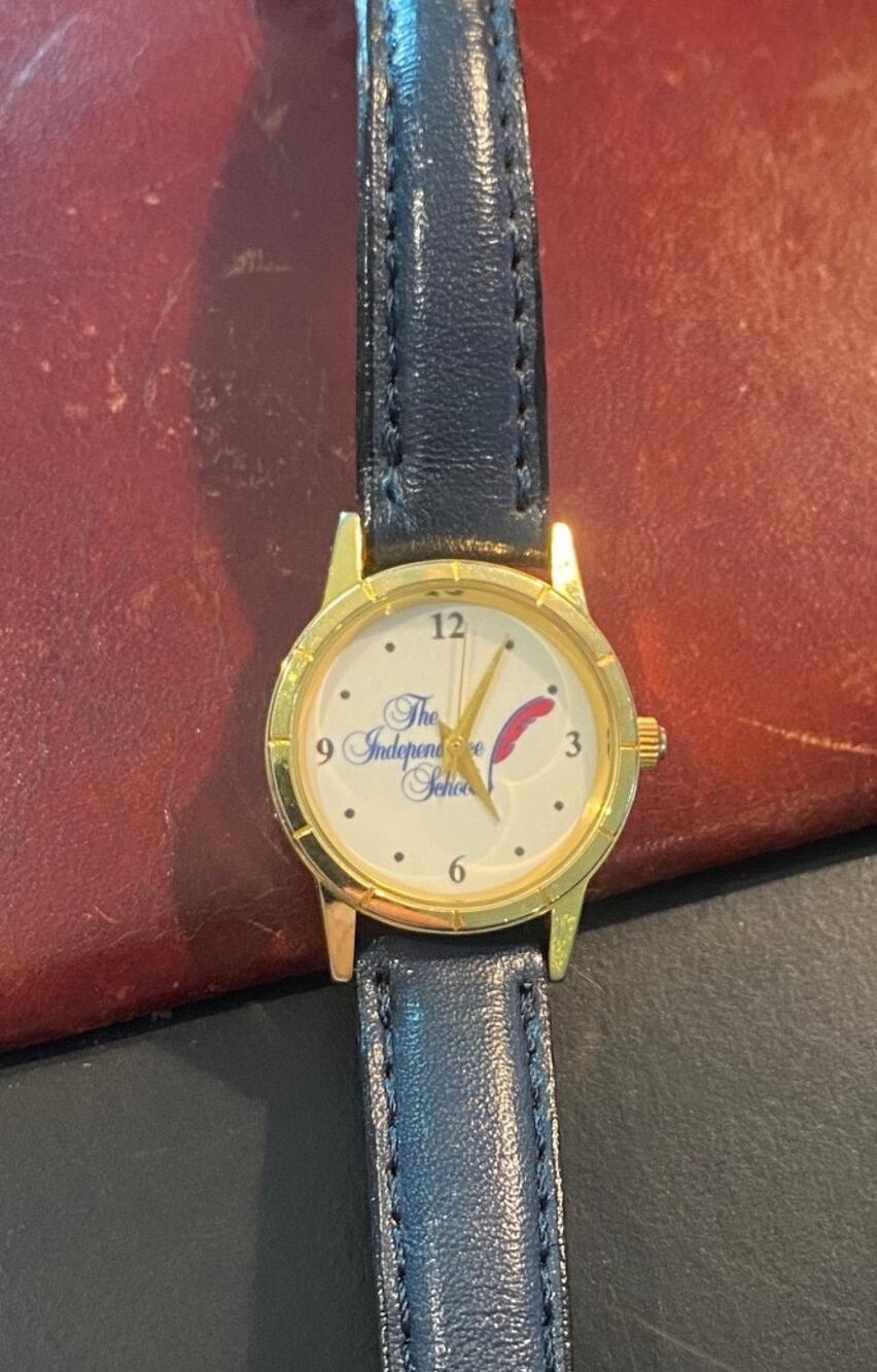 Women's 24mm Gold The Independence School Watch, Leather Band